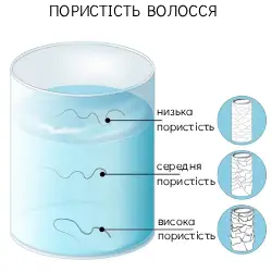 Тест на пористість та пухнастість волосся